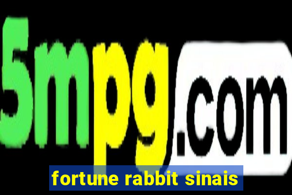 fortune rabbit sinais